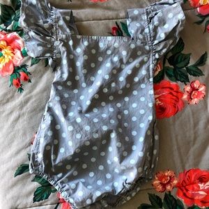 Blue/grayish boutique romper